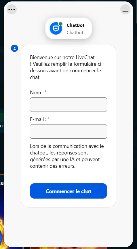 Service client et assistance technique 24/7